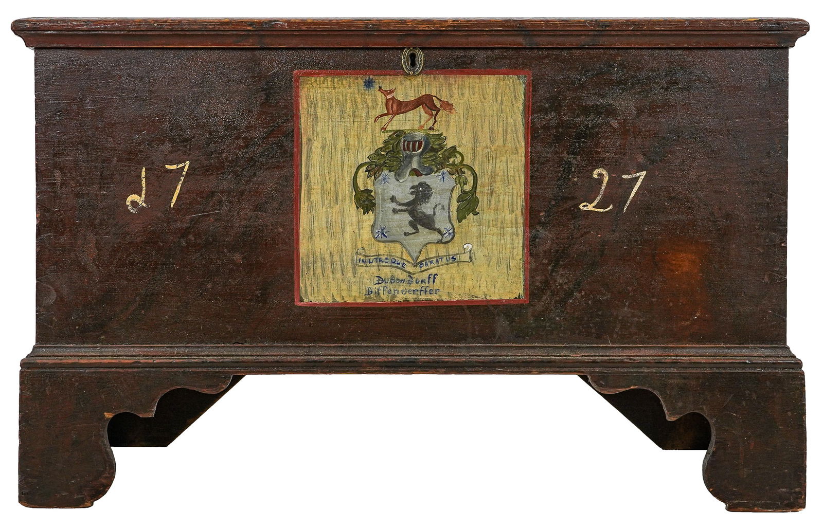 18th c Chippendale blanket box (1 of 7)