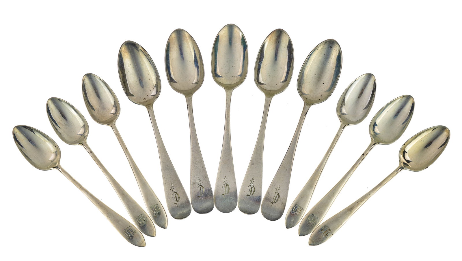 2 Sets of Sterling Silver Teaspoons (1 of 3)