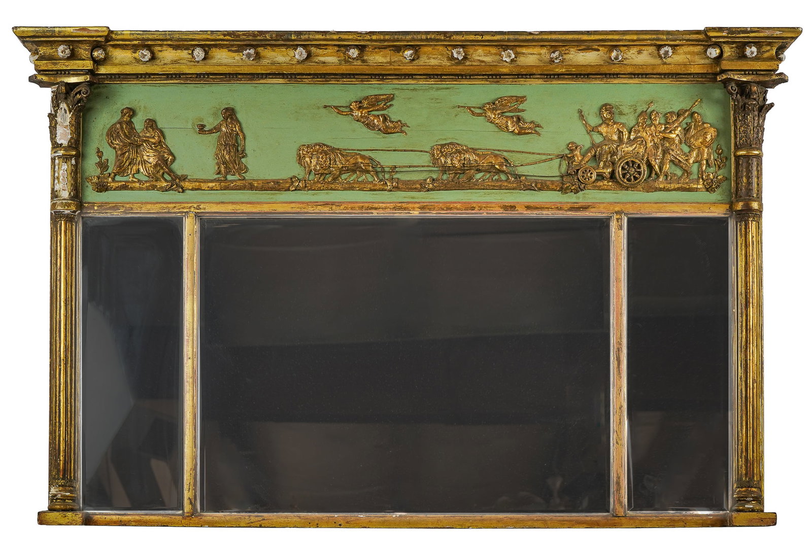 Neo-Classical Revival Mantle Mirror (1 of 8)