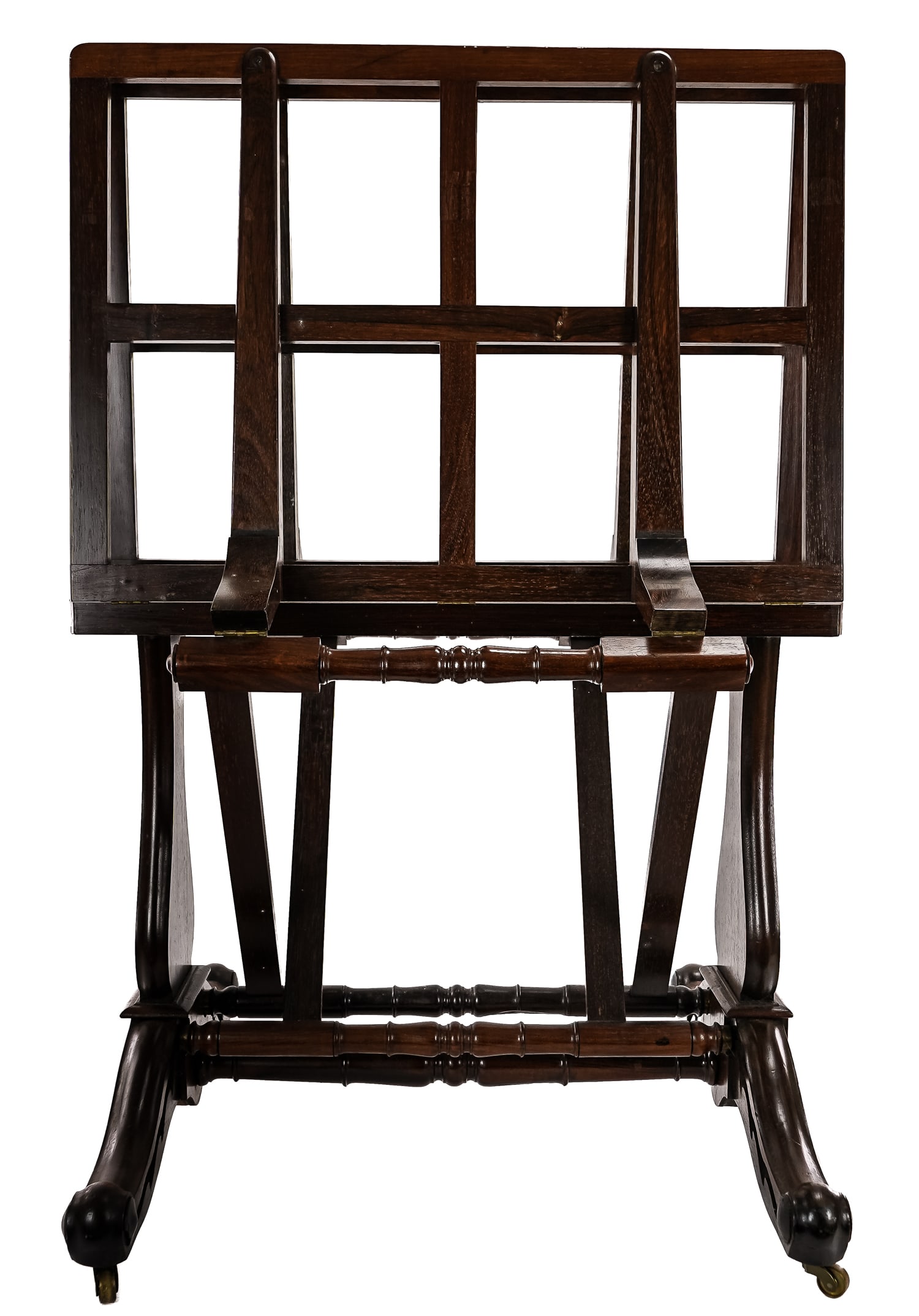 19th c English Rosewood Portfolio Stand (1 of 4)