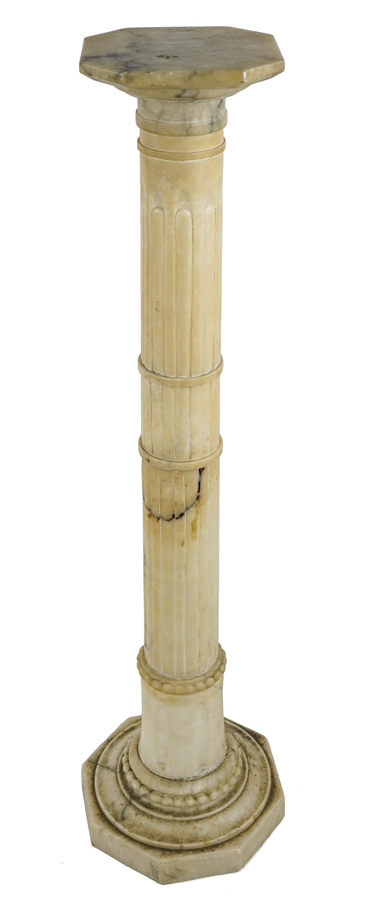 19th c Marble Statuary Plinth (1 of 5)