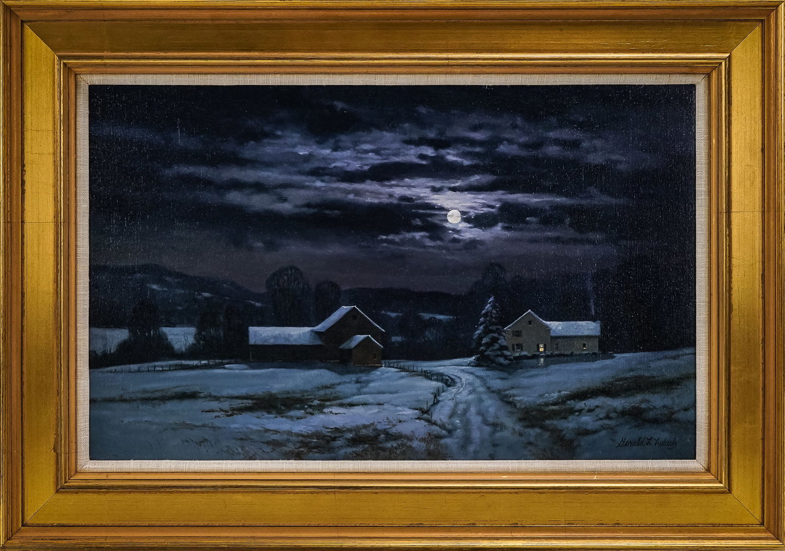 Gerald Lubeck (VT 1942-2019) Winter Landscape (1 of 4)