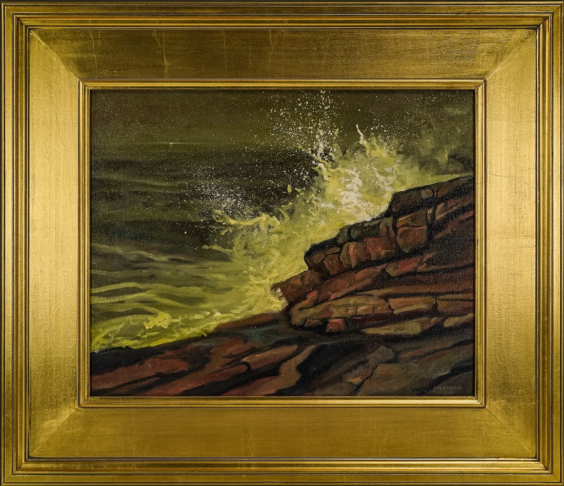 Steven Stroud (AM 20thc) Distant Lighthouse (1 of 4)