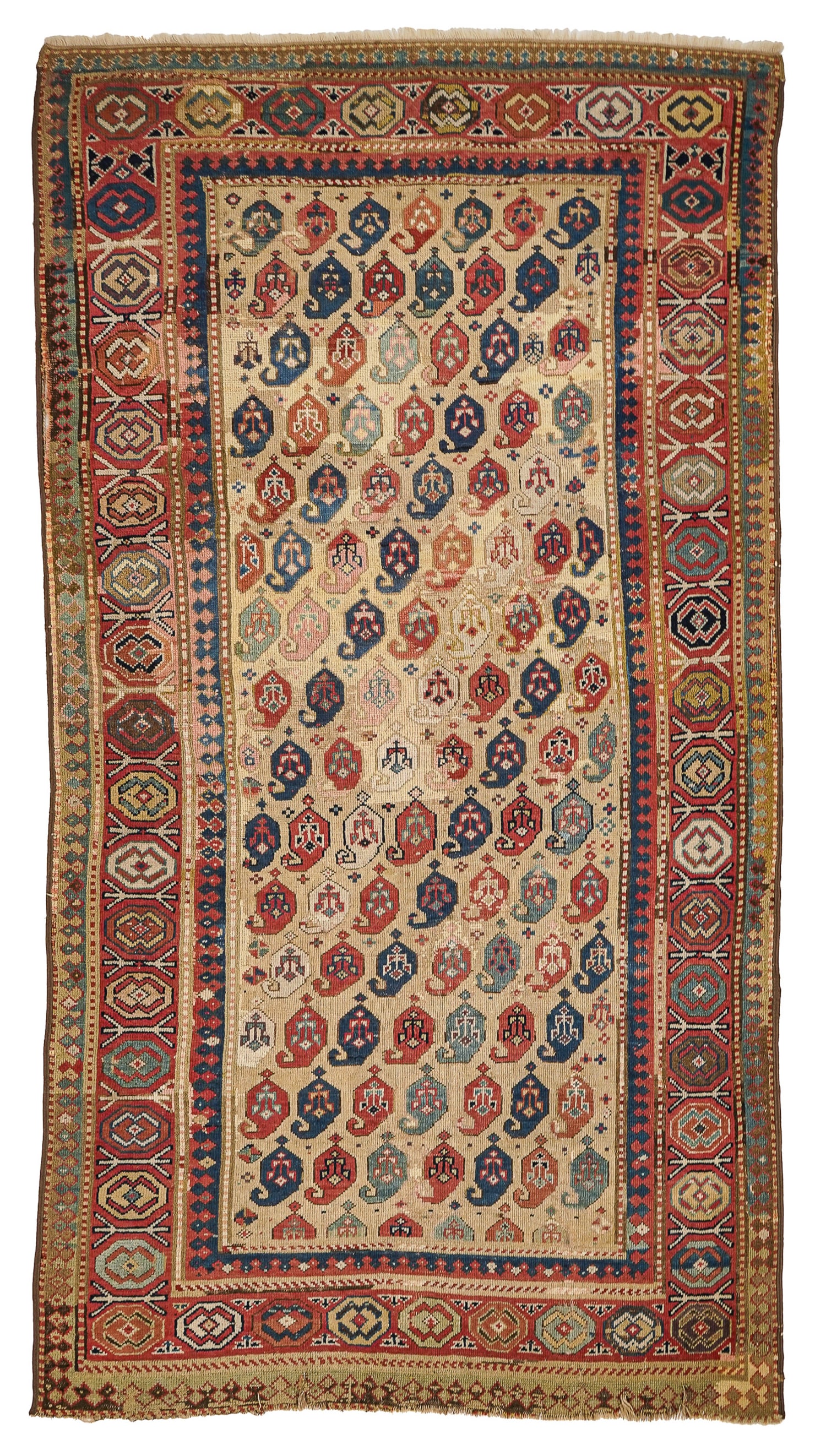 Late 19th c Gendji Kazak Area Rug (1 of 6)