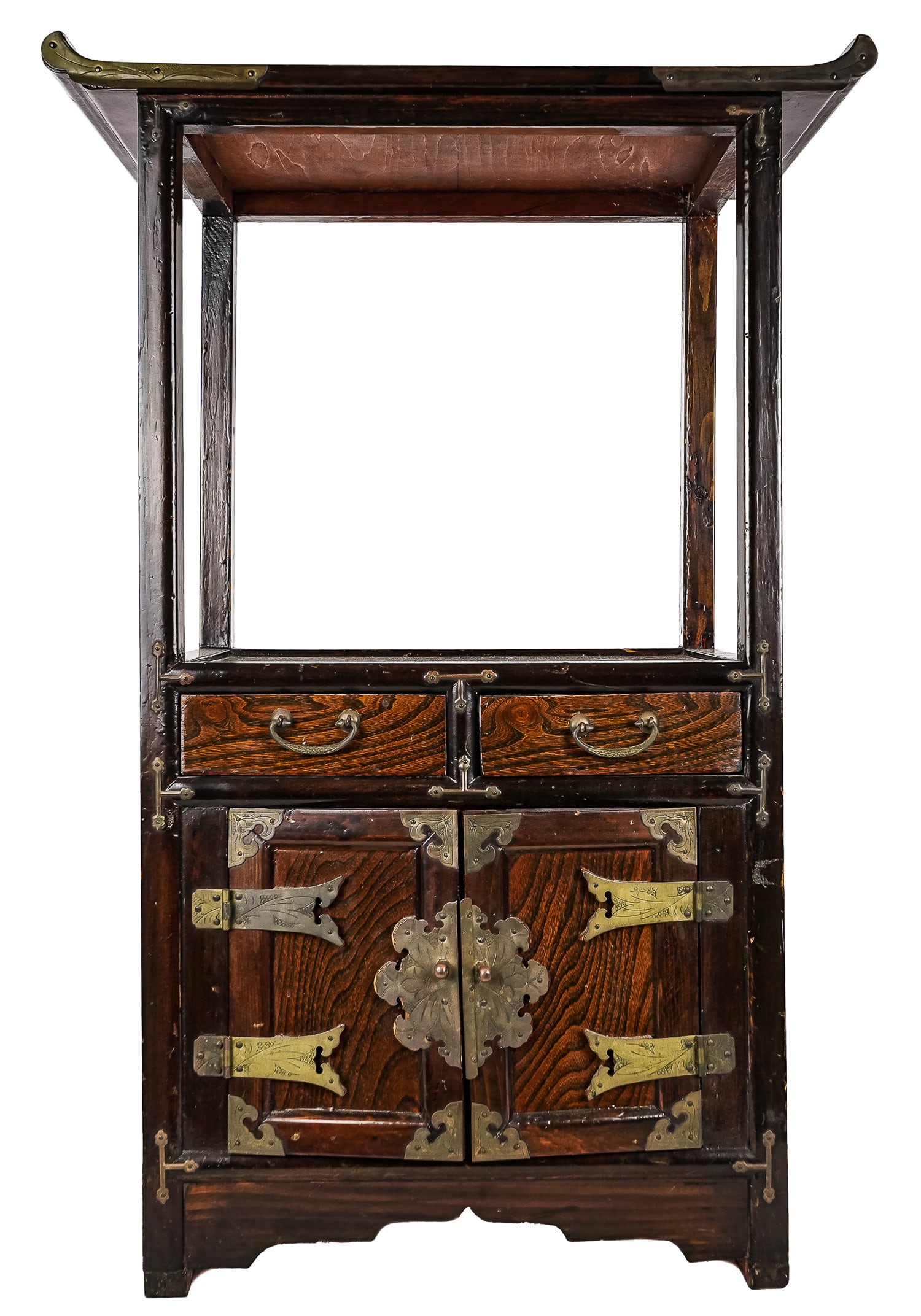 Chinese Elm Side Cabinet (1 of 5)