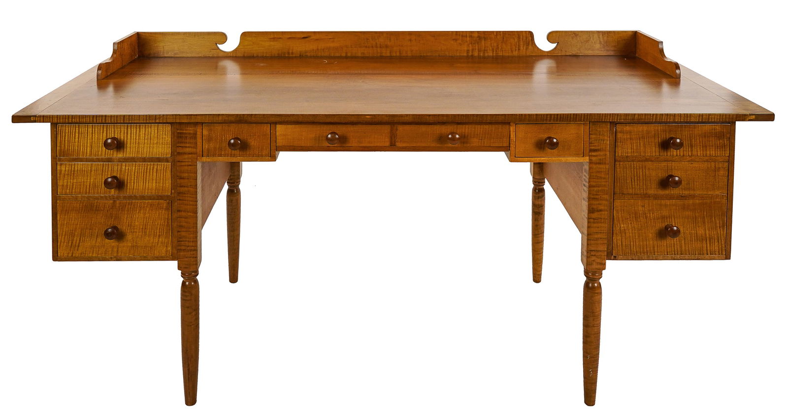 Bench Made Tiger Maple Desk (1 of 6)