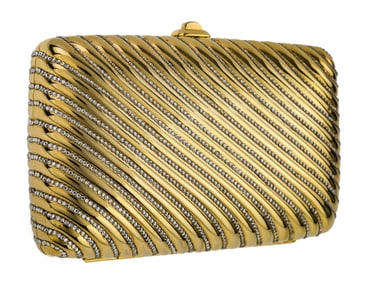 Judith Lieber Rhinestone Clutch Purse