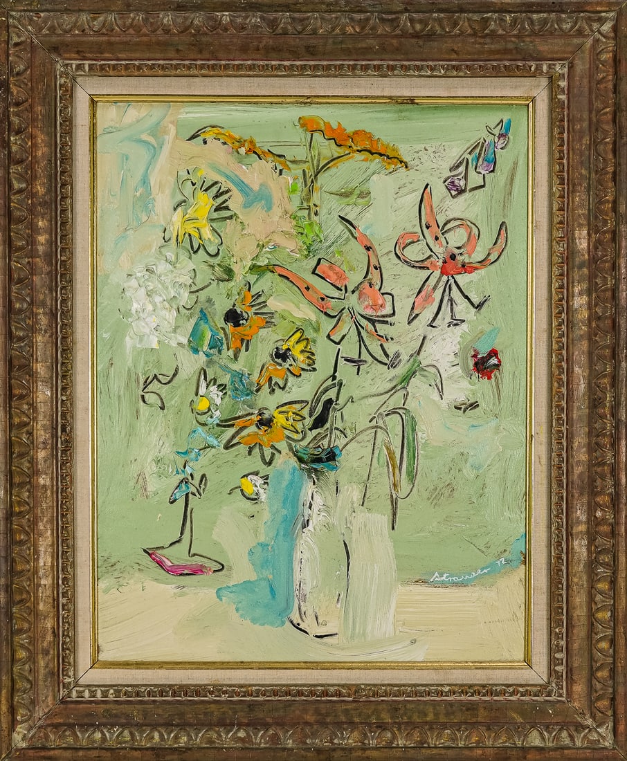 Sterling Boyd Strauser (AM 1907-1995) Floral Still Life (1 of 4)