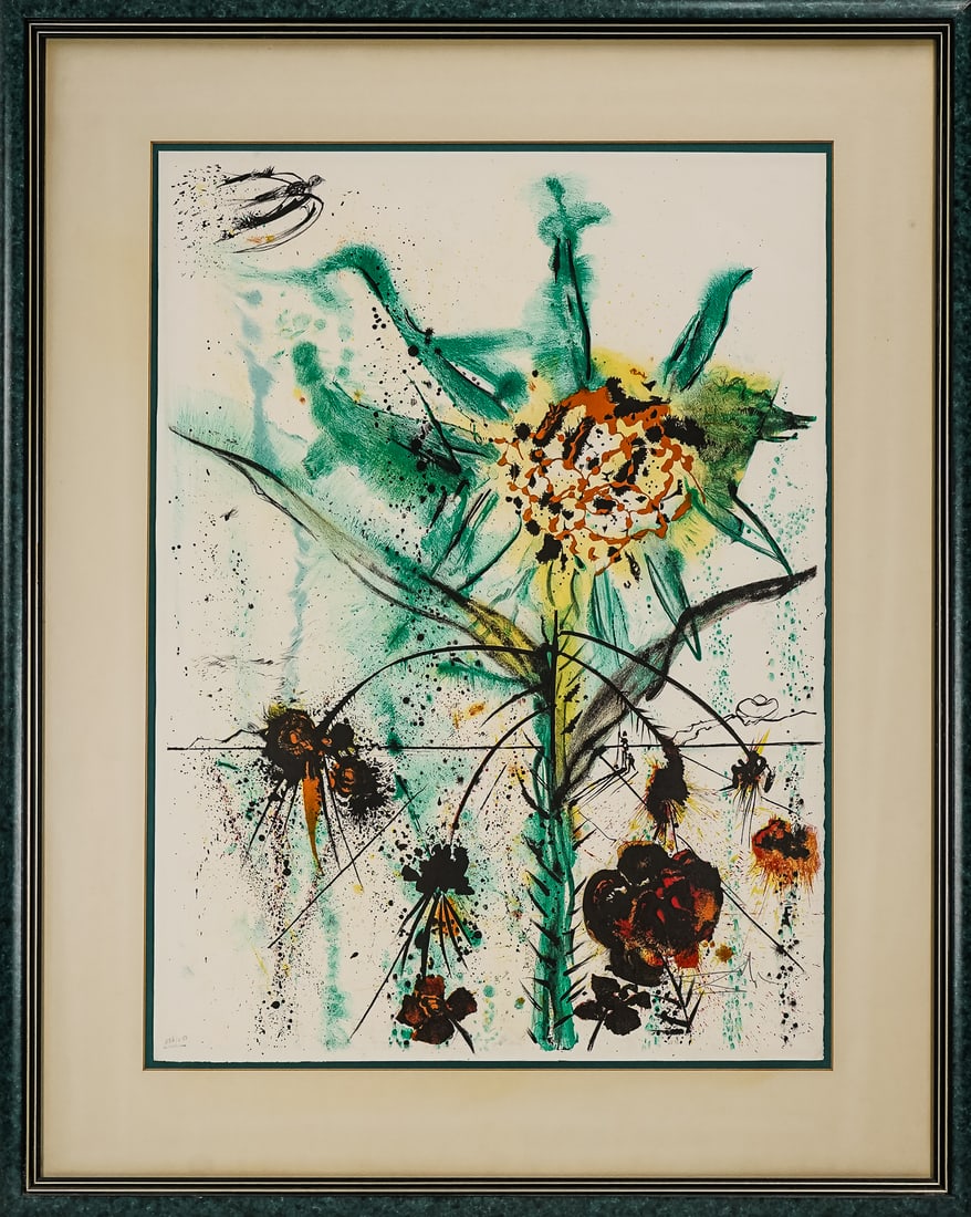 Salvador Dali (SP 1904-1989) Sunflowers (1 of 4)