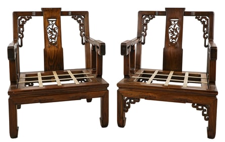 Ricardo Lynn & Co. Chinoiserie Club Chairs