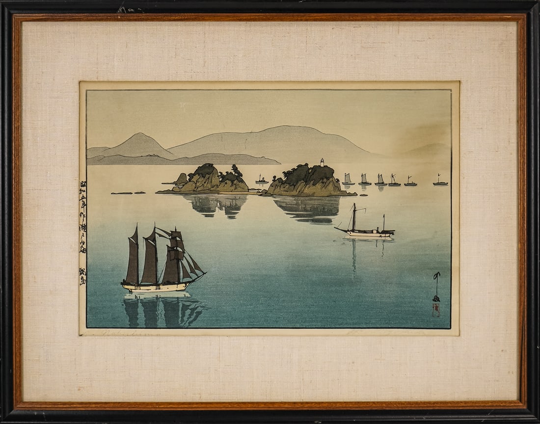 Hiroshi Yoshida (JP 1876-1950) Nabeshima (1 of 5)