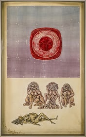 Antonio Berni (AR 1905-1981) Mujer en Playa