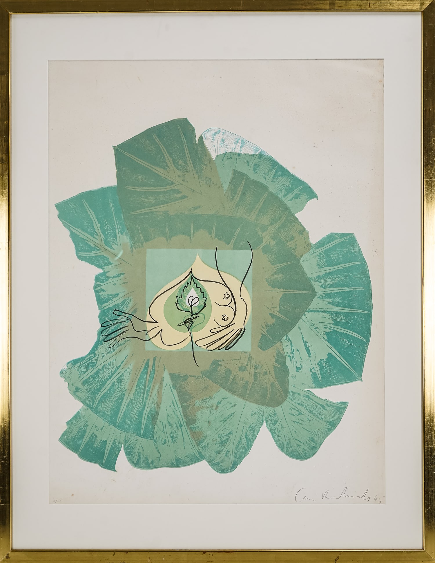 Ceri Richards (EN/WS 1903-1971) Green Metaphor (1 of 5)