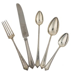 48 pcs. Alvin Richmond Sterling Flatware