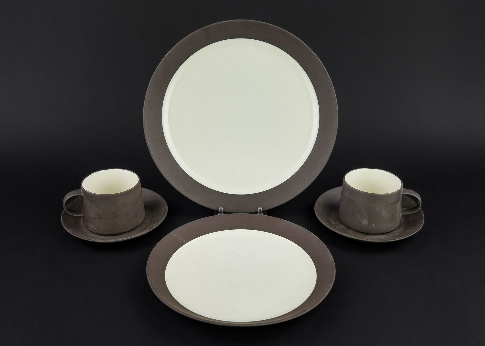 55 pcs. Dansk Flamestone Pottery Dinnerware (1 of 5)