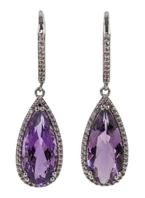 Amethyst Drop Earrings