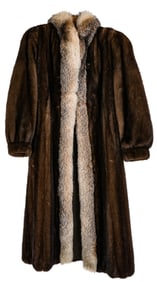 Full Length Mink Coat Size 8