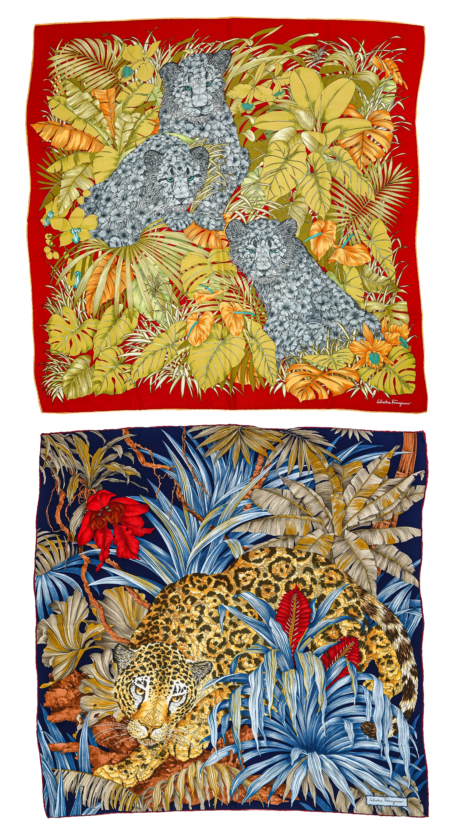 Salvatore Ferragamo Silk Scarves (1 of 7)