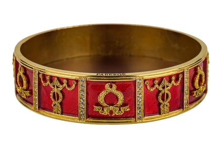 Faberge Imperial Collection Enameled Wine Coaster