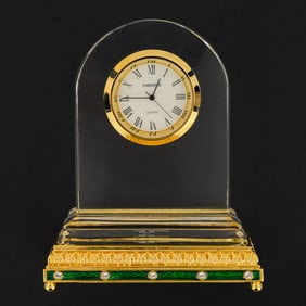 Faberge Imperial Collection Jeweled Desk Clock