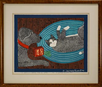 Stephen Huneck (VT 1948-2010) A Mind is a Terrible Thing to Waste.