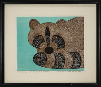 Stephen Huneck (VT 1948-2010) Raccoon