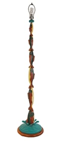 Stephen Huneck (VT 1948-2010) Fish Lamp