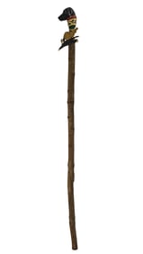 Stephen Huneck (VT 1948-2010) Walking Stick