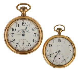 Two Rolled Gold Pocket watches