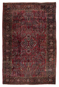 Mid 20th c Persian Sarouk Main Carpet