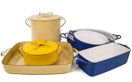 Vintage Dansk ISQ Jens Quistgarad Enamel Cookware