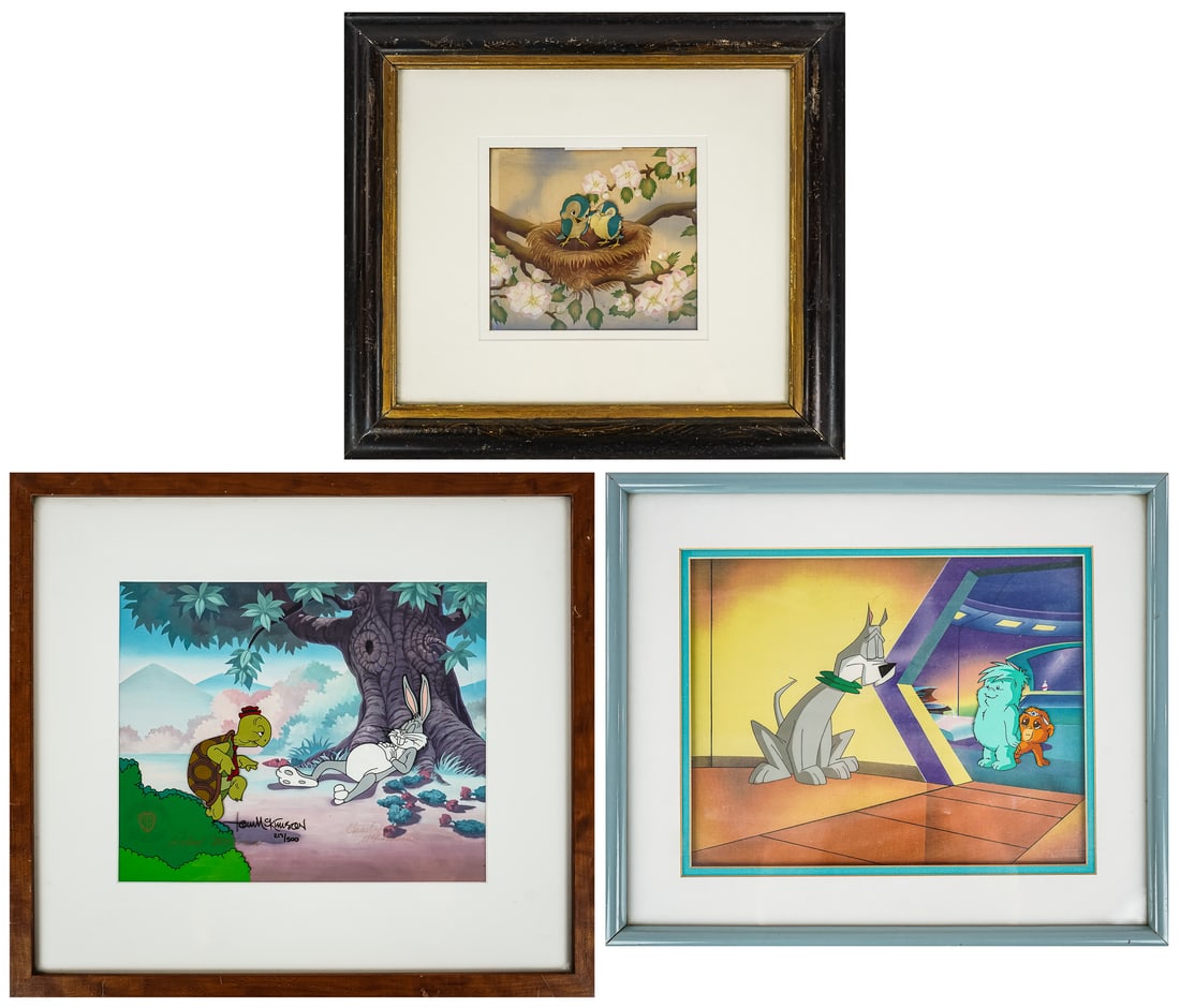 Warner Brothers, Disney Animation Cells including Bugs Bunny, Disney (1 of 14)