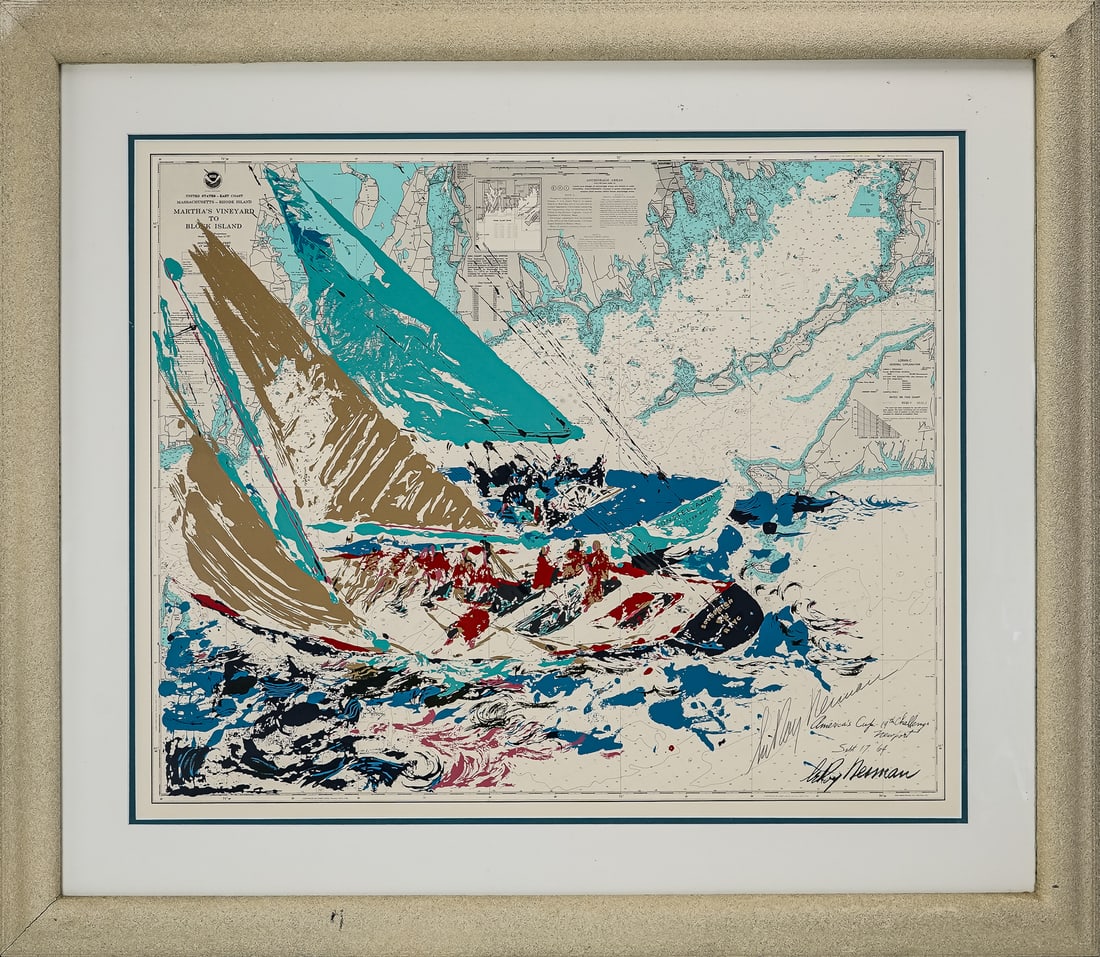 Leroy Neiman (AM 1921-2012) America's Cup (1 of 5)