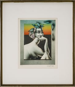 Paul Wunderlich (DE 1927-2010) Eccentric Woman