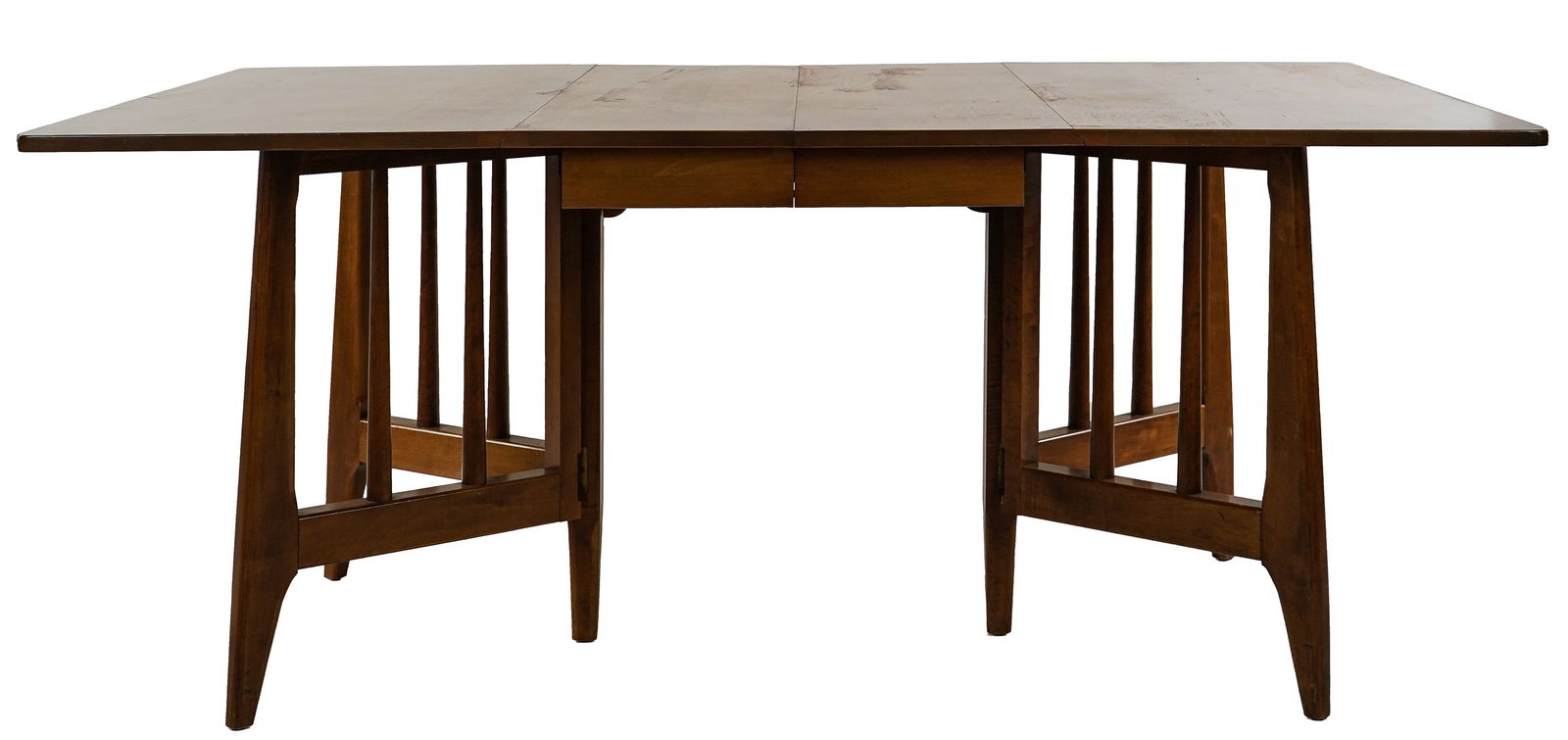 Mid Century Walnut Drop Leaf Table (1 of 8)