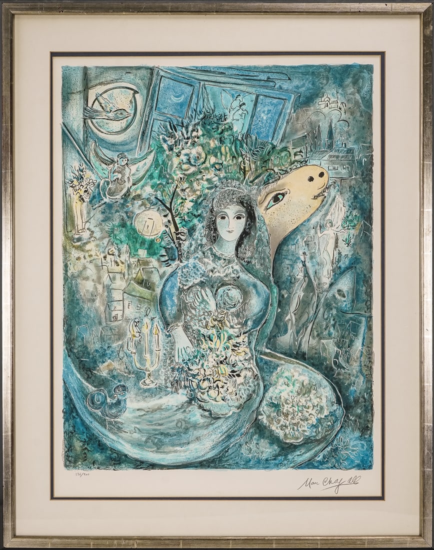Marc Chagall (FR/RU 1887-1985) Woman With Horse (1 of 5)