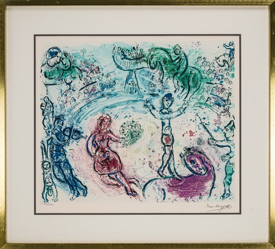 Marc Chagall (FR/RU 1887-1985) Le Cirque (1 of 4)