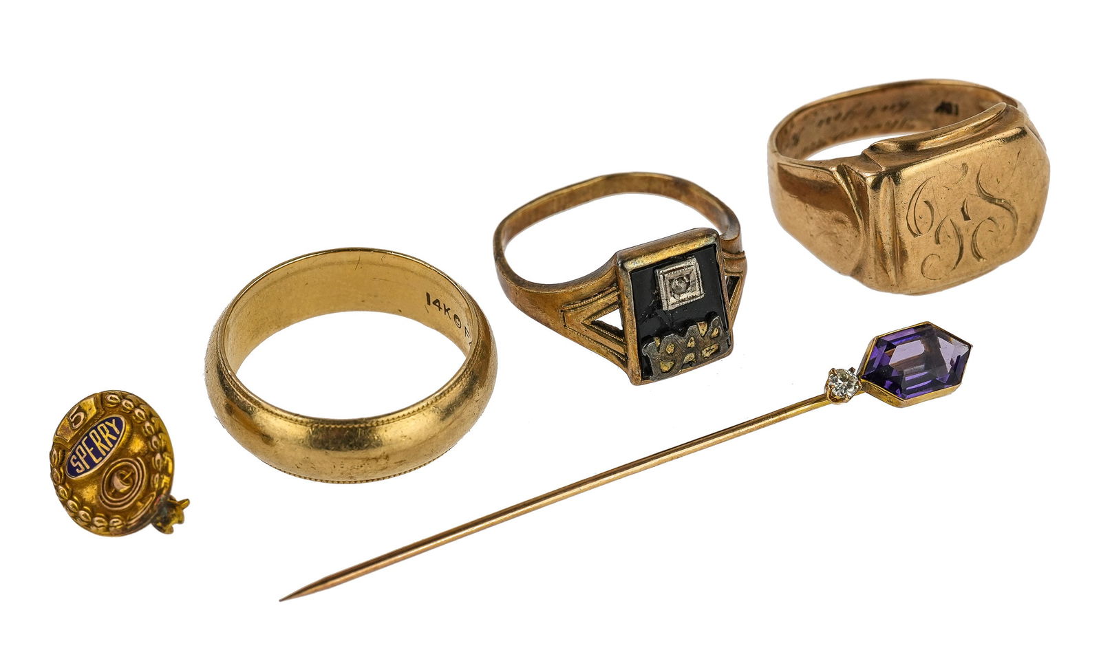 Vintage Yellow Gold Jewelry (1 of 4)