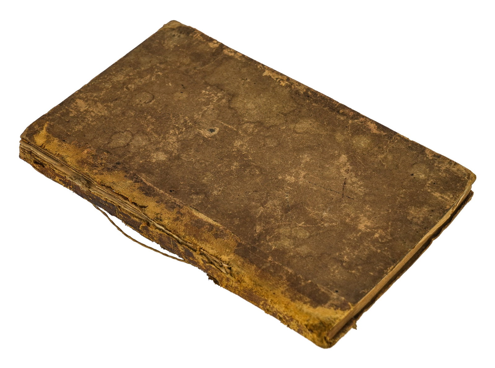 The Code of 1650 or Blue Laws: 1822 Hartford CT printing of The Code of 1650, or the Blue Laws. Laws referring to Witch Craft in the colonies. Original boards, loose, staining.