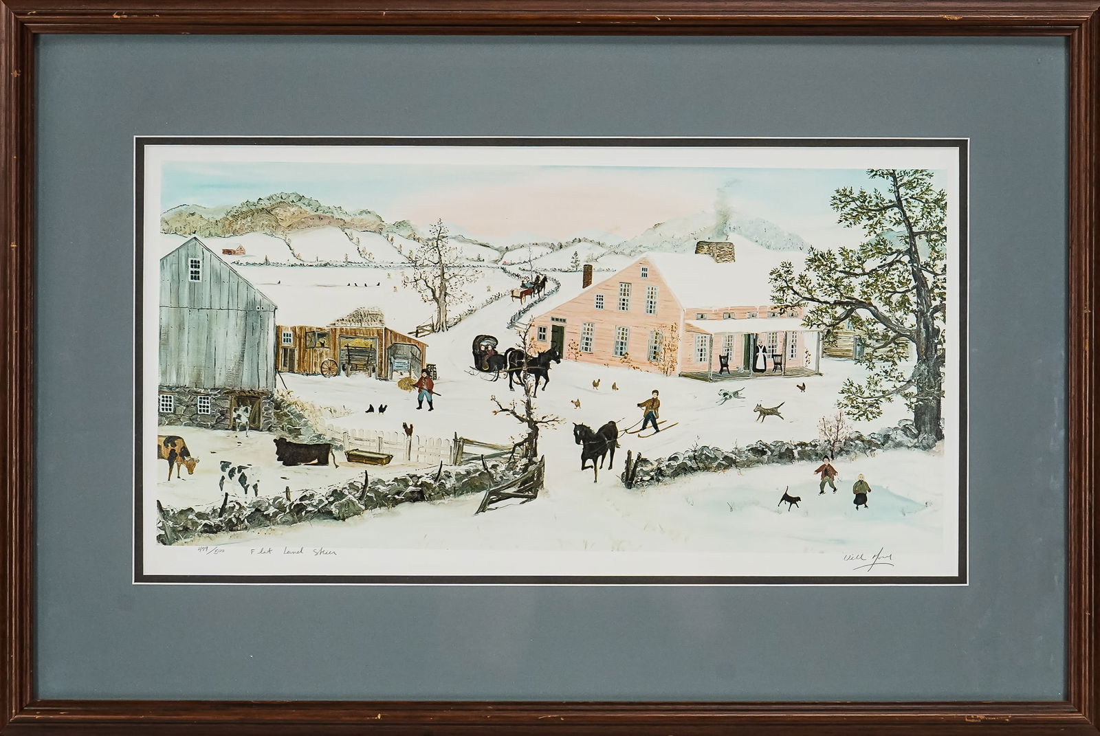 Will Moses ( AM 1956-) Flat Land Skier (1 of 5)