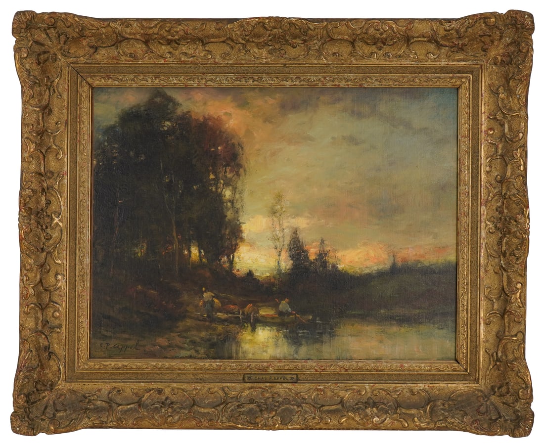 Charles P. Appel (AM 1857-1928) Tonalist landscape (1 of 5)