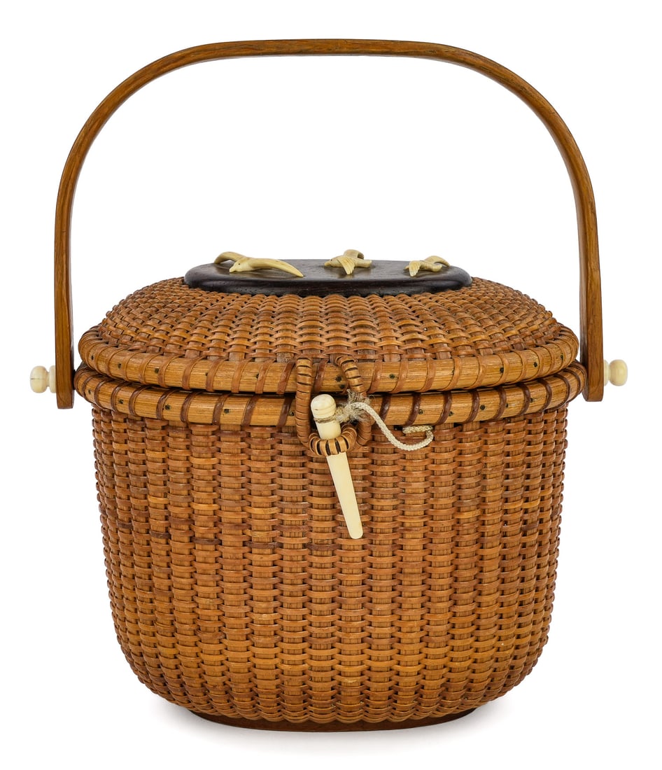 1968 Stanley M. Roop Nantucket Friendship Basket (1 of 9)