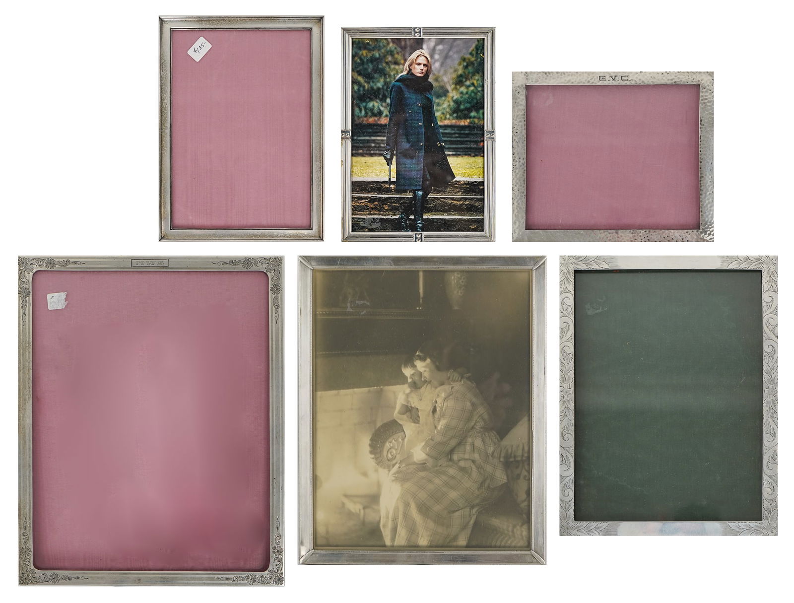 6 Sterling Silver Portrait Frames (1 of 13)