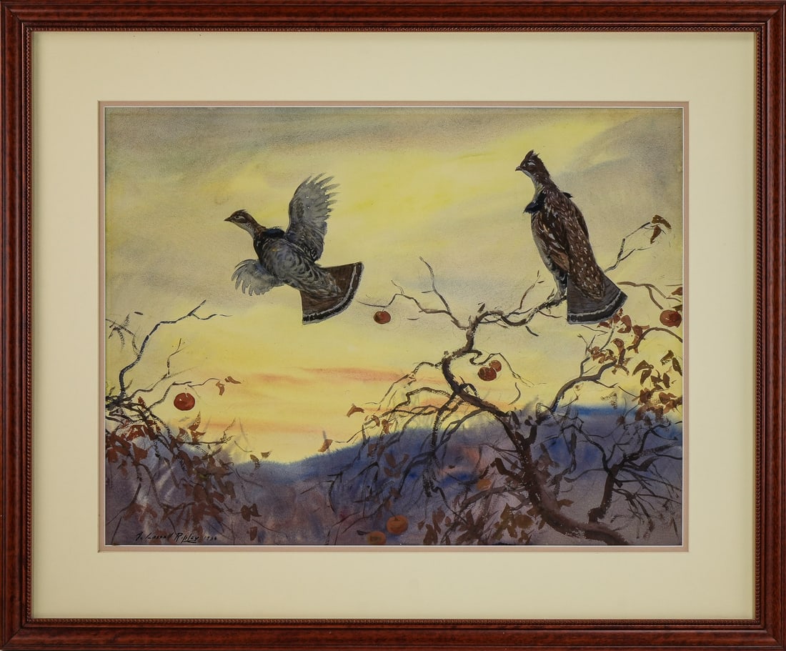 Aiden Lassell Ripley (AM 1896-1969) Two Grouse (1 of 6)
