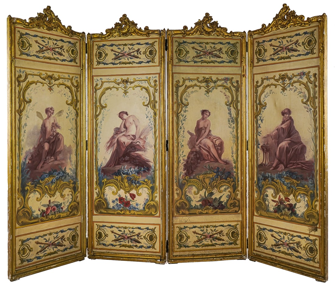 Fine Early 19th c French Dressing Screen (1 of 14)