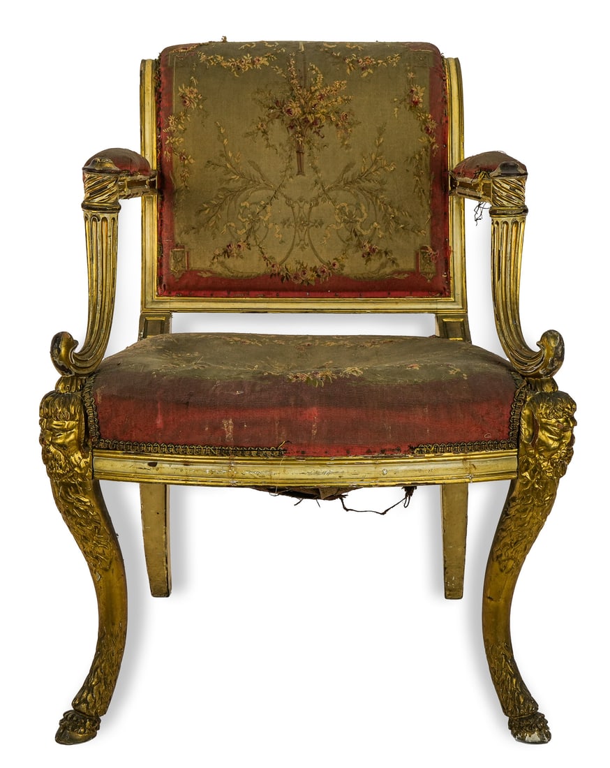 18th c English Rococo Armchair (1 of 11)
