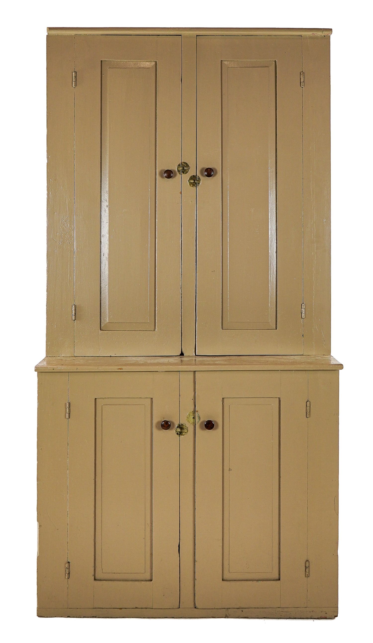 19th c Pine Stepback cupboard (1 of 6)