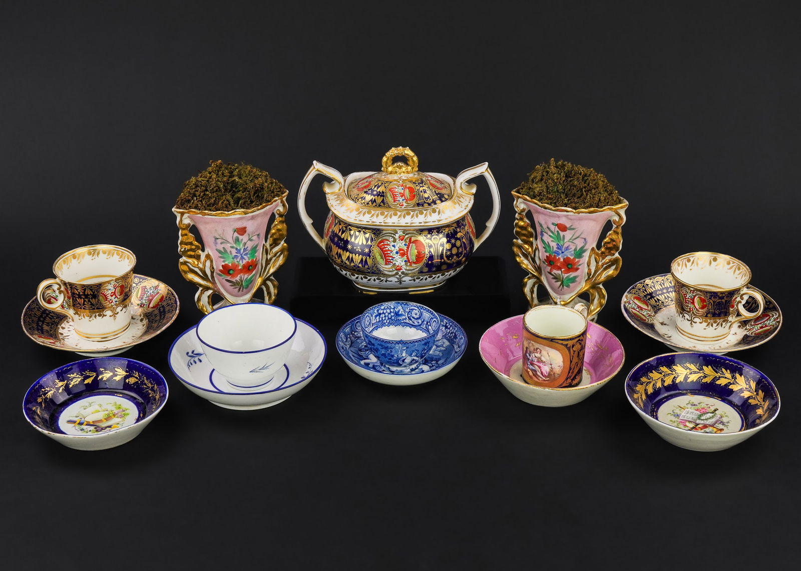 Early European Porcelain incl. Sevres, Worcester (1 of 4)