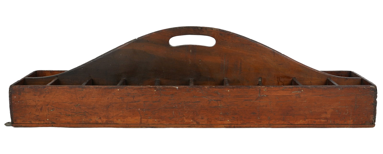 Early 20th c Long Wooden Carrier (1 of 6)
