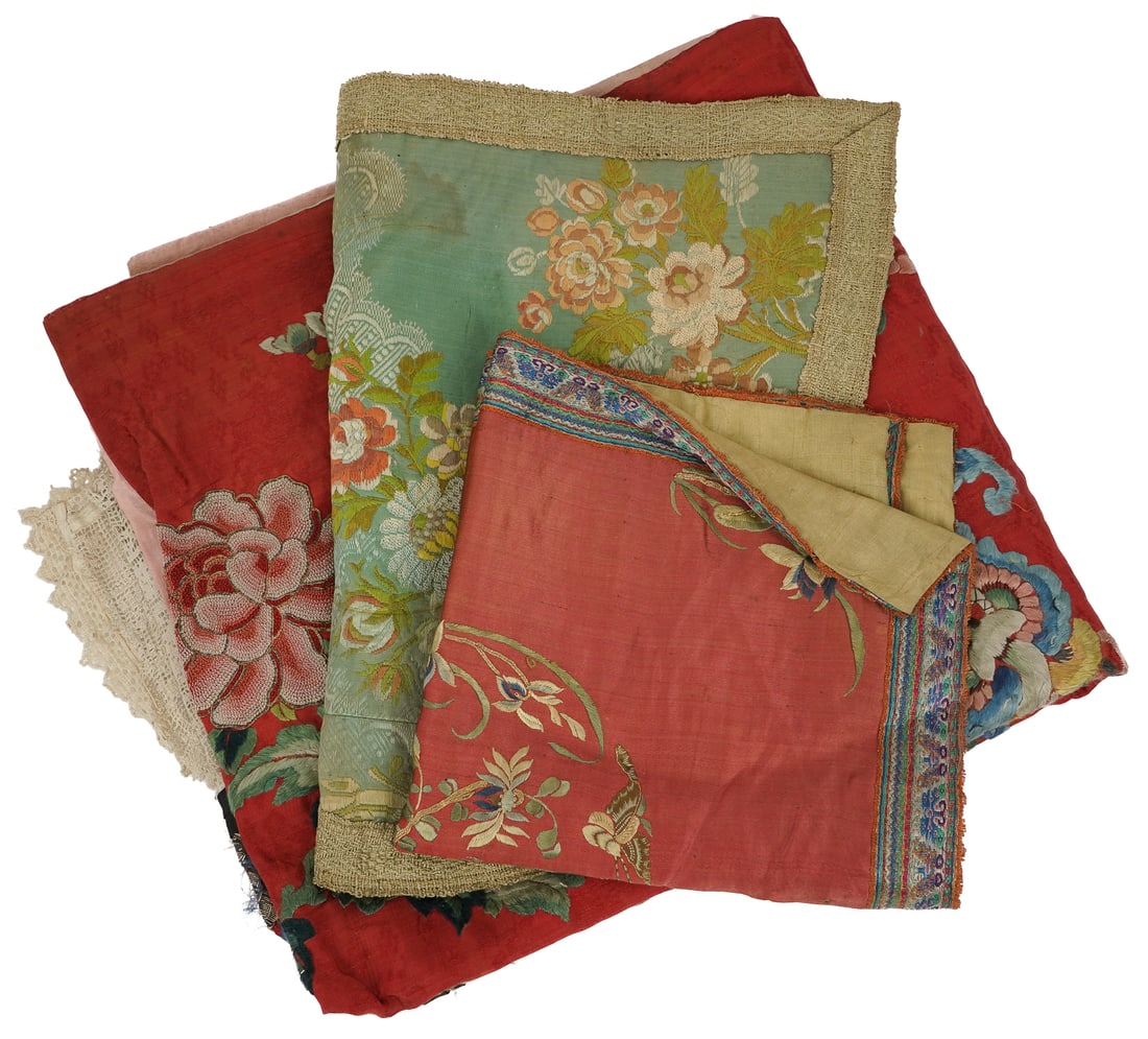 Chinese Textiles Including Forbidden Stitch (1 of 8)